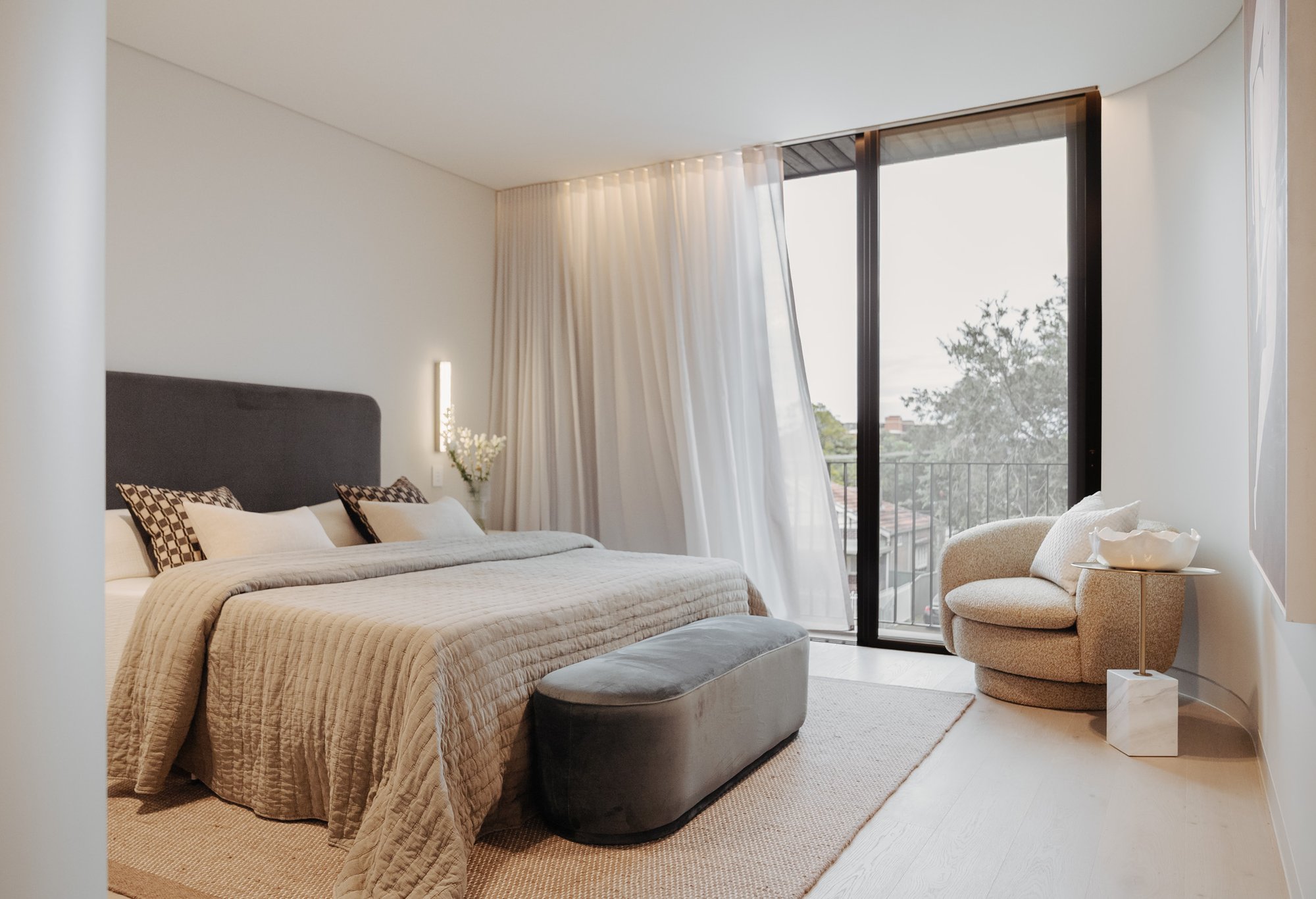 Master bedroom styling