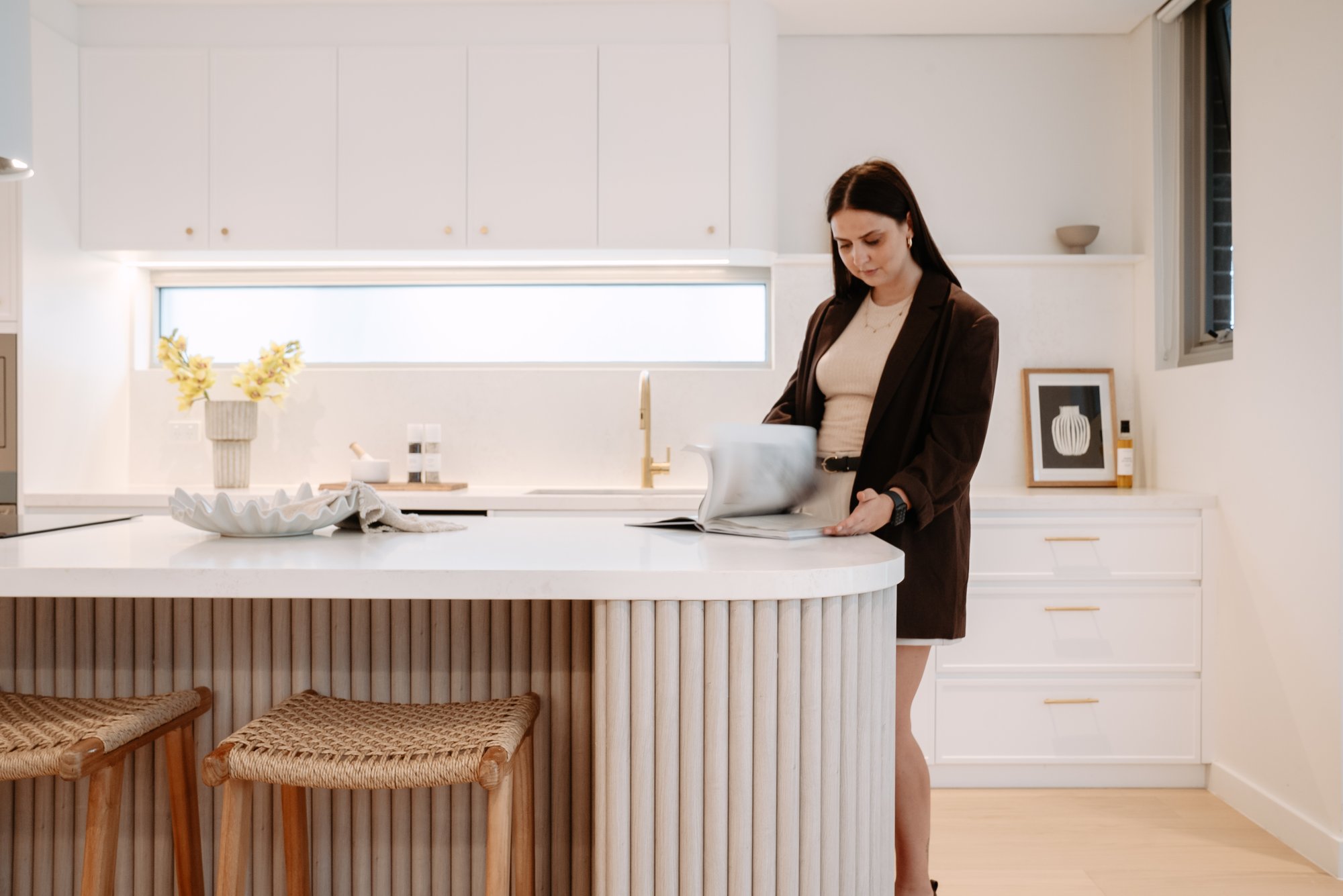 Kitchen with stylist
