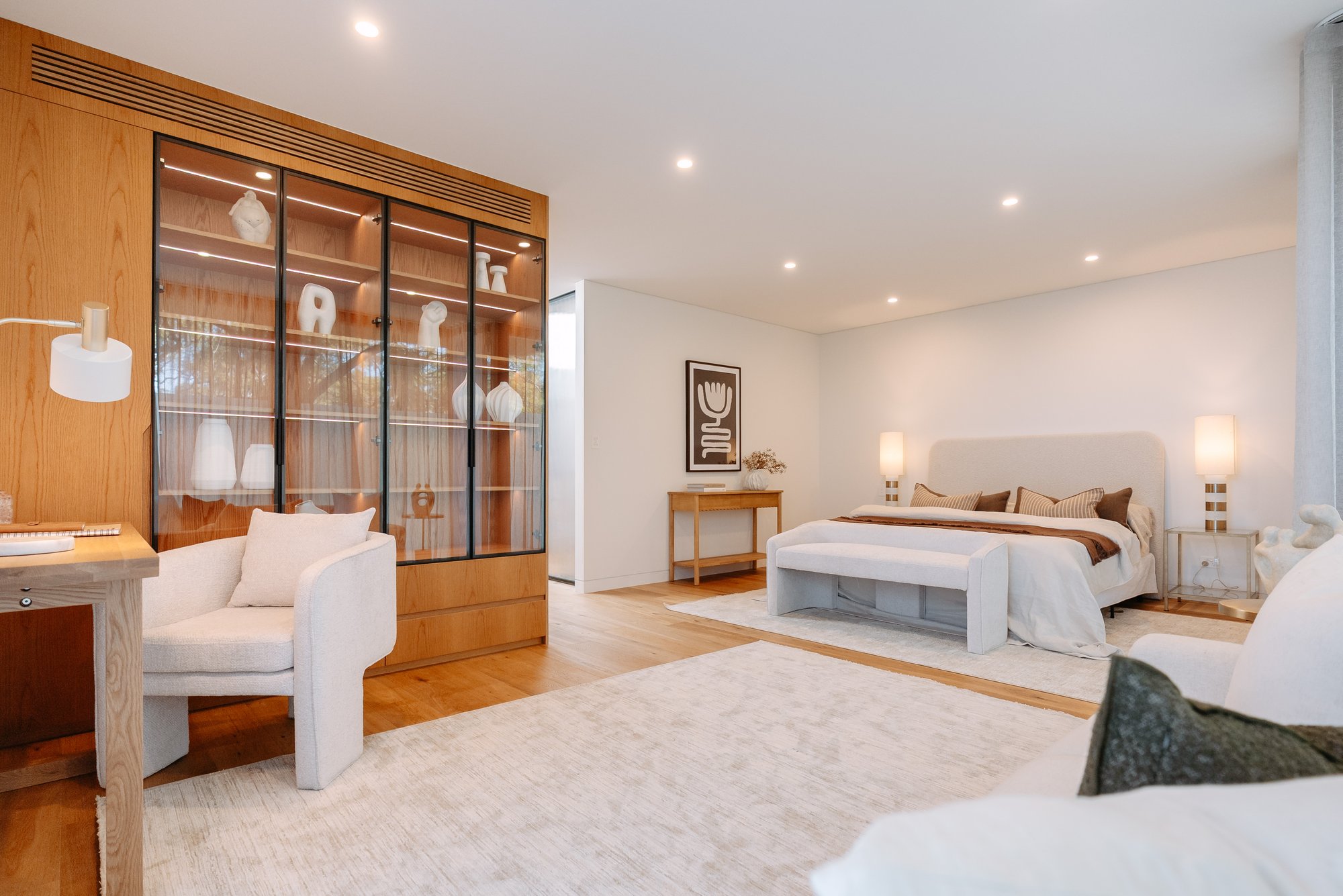 Master Bed Styled