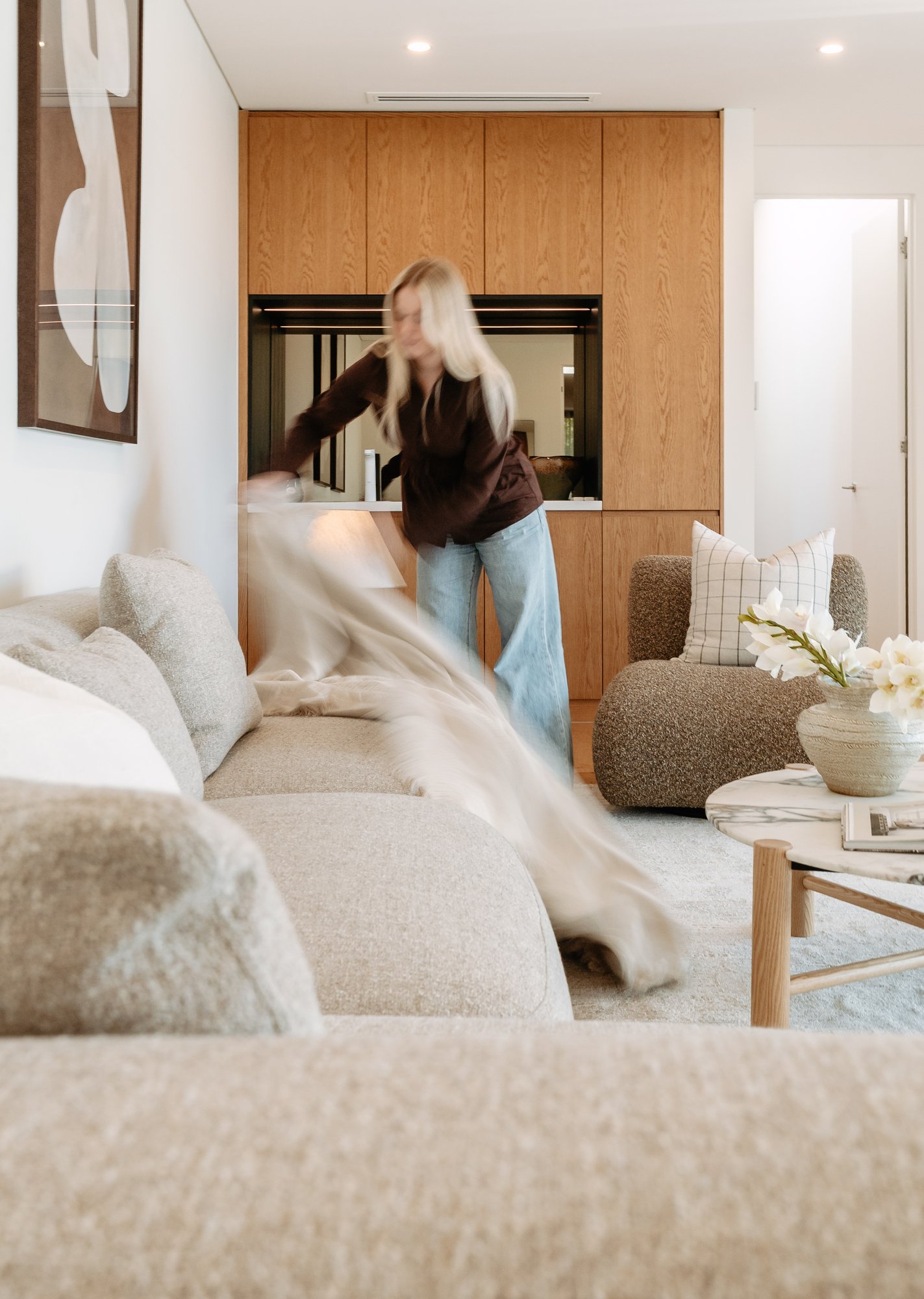 Living room, styling
