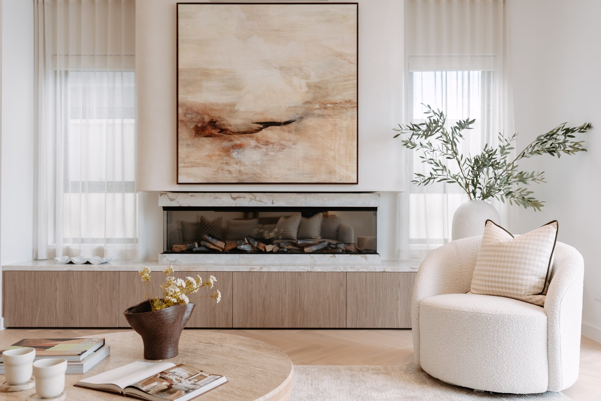 Wareemba fireplace