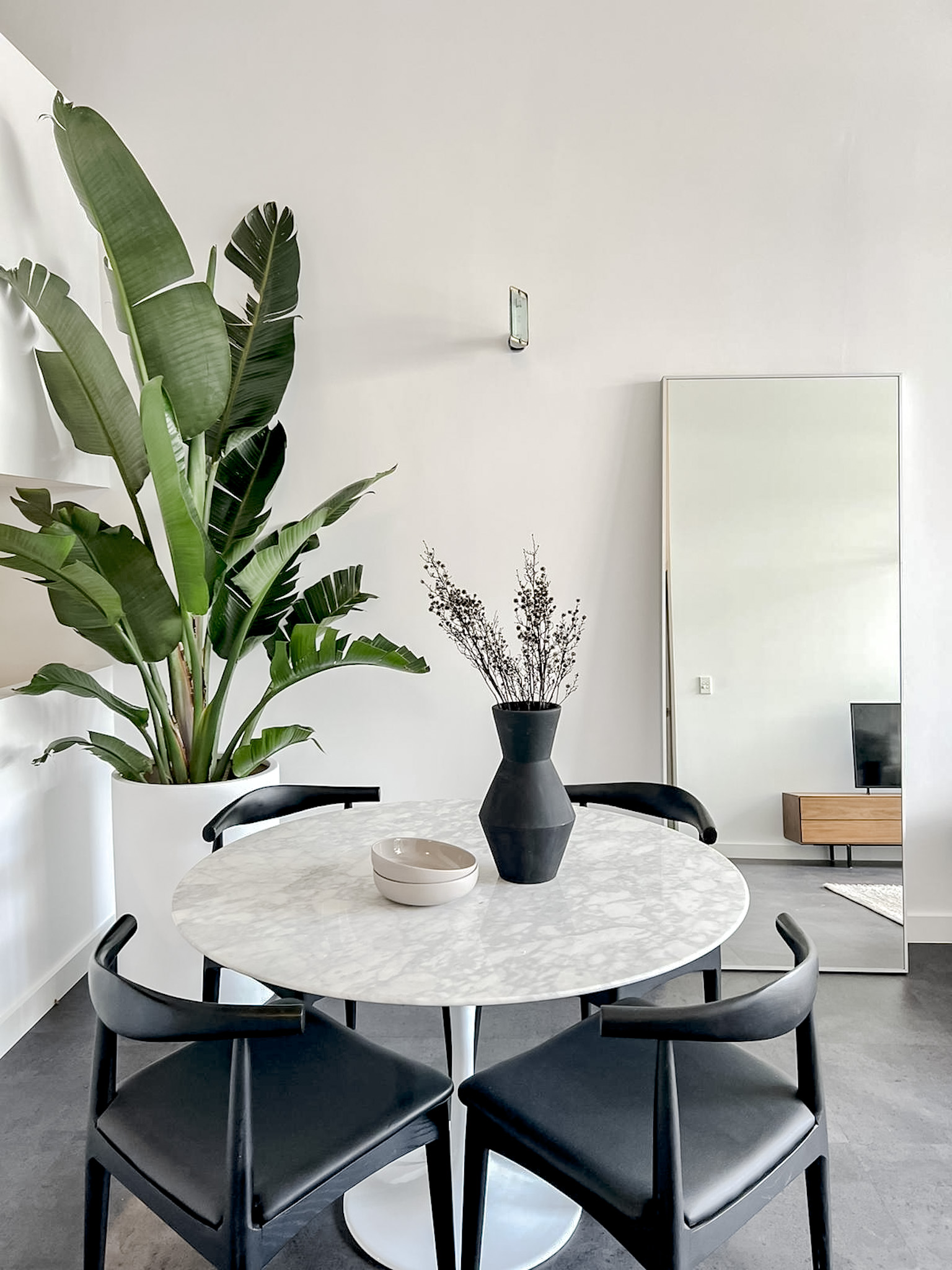 Indoor plants interior styling